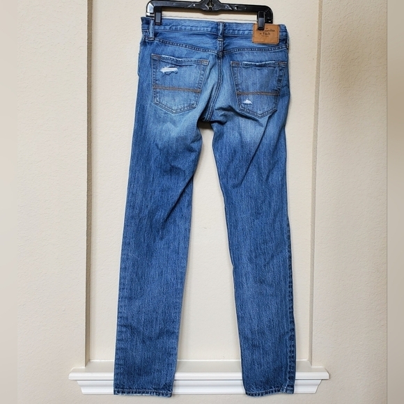 Abercrombie & Fitch Men's Distressed Jeans Size W29" L32" - Picture 2 of 5